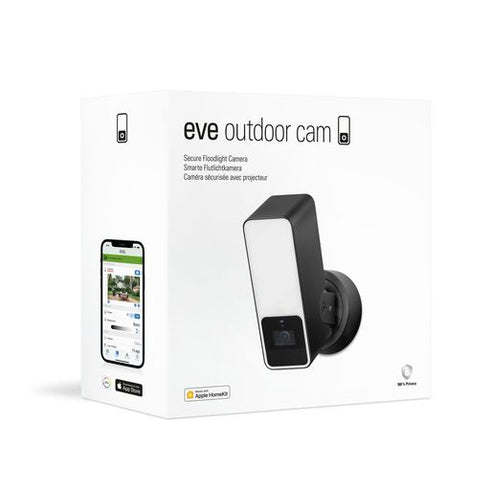 Eve Outdoor Cam Black - Apple HomeKit Secure Video technology